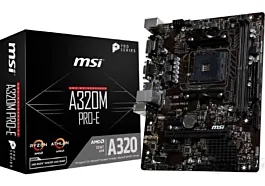 MSI AM4 A320M PRO-E, DDR4/SATA3/GLAN/7.1/USB 3.1