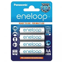 Panasonic Eneloop BK-3MCCE/4BE Punjiva baterija, AA, 1900mAh, 4/1