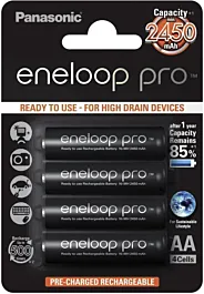 Panasonic Eneloop Pro BK-3HCCE Punjiva baterija, AA, 2500mAh, 4/1