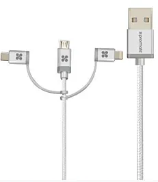 PROMATE Adapter i kabl UNILINK-TRIO.SILVER