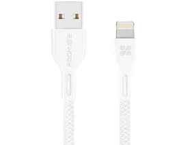 Promate PowerBeam - I kabl USB A - LIGHTNING kabl 1.2 m - Beli