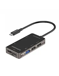 Promate USB 7in1 PrimeHub-Lite  HUB with USB-C Interface