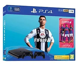 PS4 Sony 1 TB + 2 x DS4 + FIFA 19