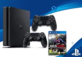 PS4 Sony 500 GB + 2 x DS4 + PES 2019