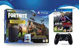 PS4 Sony 500 GB + Extra DS4 + Fortnite + PES 2019
