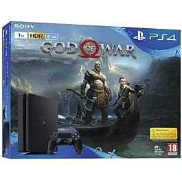 PS4 Sony Slim 1 TB + God of War 4