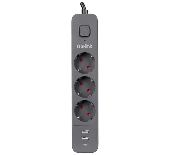S-link Produžni kabl sa prenaponskom zaštitom 2 x USB T-C SPG03U - 1,5 m