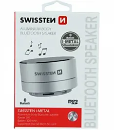 Swissten Bluetooth zvučnik  I-METAL -Sivi