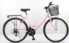 UrbanBike Bicikl Aurora - Belo-roze