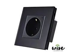 Wise Pametna ugradna utičnica M1-135 - Crna