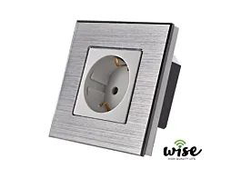 Wise Pametna ugradna utičnica U00011 - Srebrna