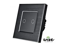 Wise Pametni prekidač 2 tastera SWP043 - Crni