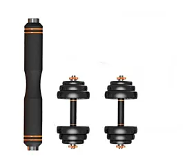 Xiaomi Set tegova od 20 kg (tegovi+sipka) FED-8007 - Crni