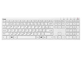 Yenkee Bežična tastatura Trim YKB 2000 CSWE - Bela