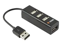 Yenkee HUB 4 x USB YHB 4001BK