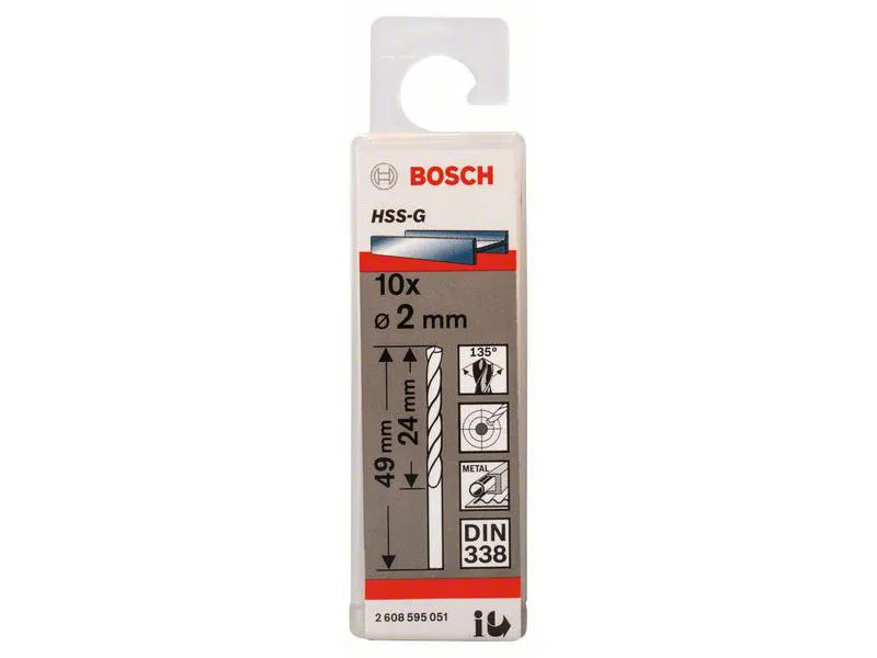 BURGIJA ZA METAL  2 x 24 x 49 mm HSS-G