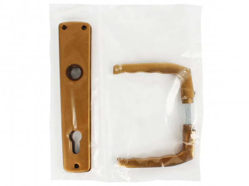 KVAKA ZA VRATA SA DUGIM ŠTITOM ZA CILINDAR