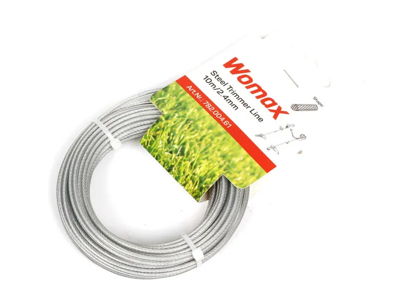 NAJLON ZA TRIMER 10M/2.4MM SA ČELIČNIM OJAČANJEM