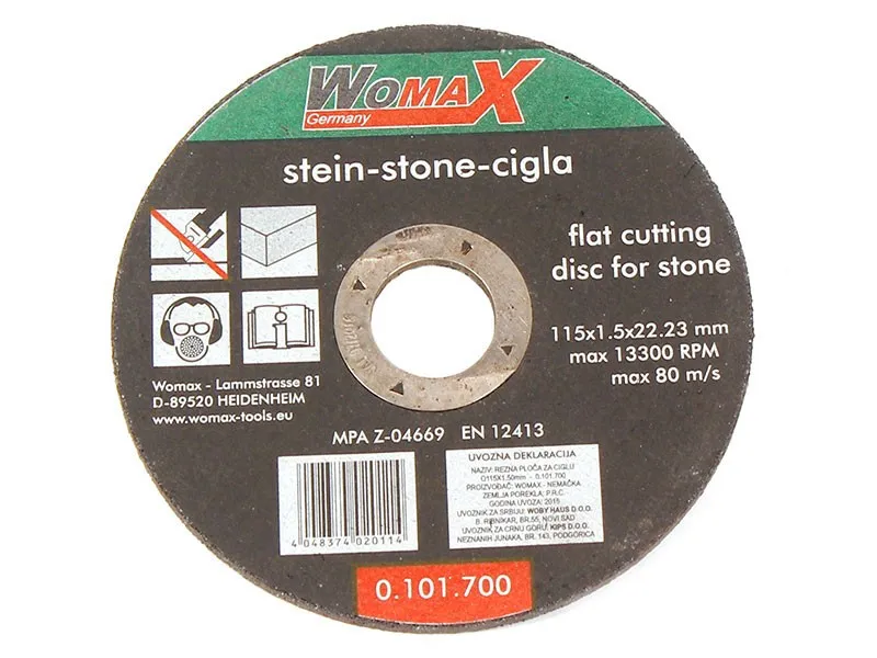 REZNA PLOČA.  O230X3.20mm ZA CIGLU