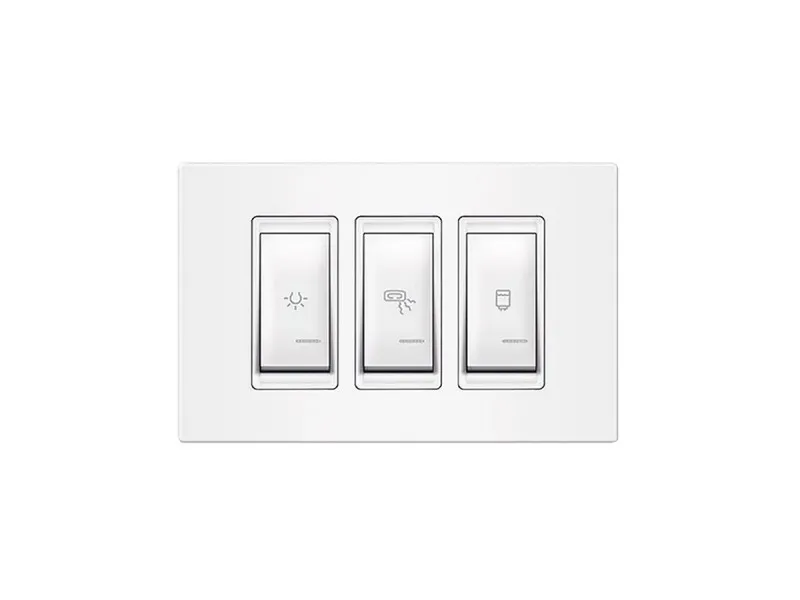 Set sklopki za kupatilo 3x16AX 250V~ sa indikacijom, univerzalni (svetlo, gr...