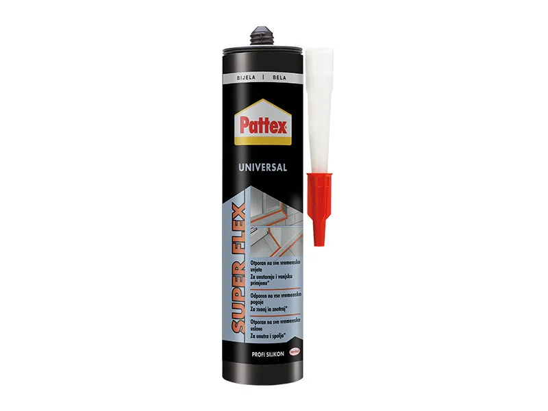 SILIKON UNIVERZALNI BELI PATTEX