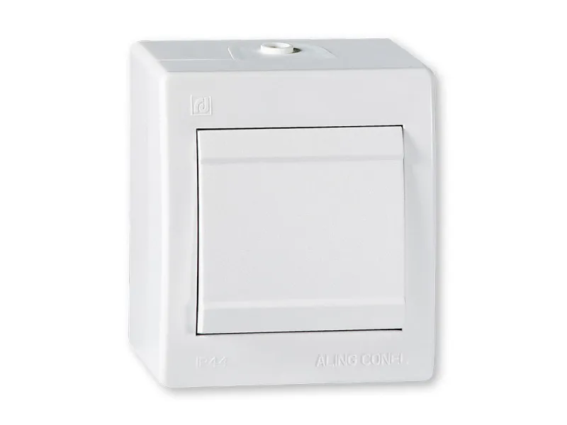 Sklopka jednopolna POWER10A 250V~ IP44, bela