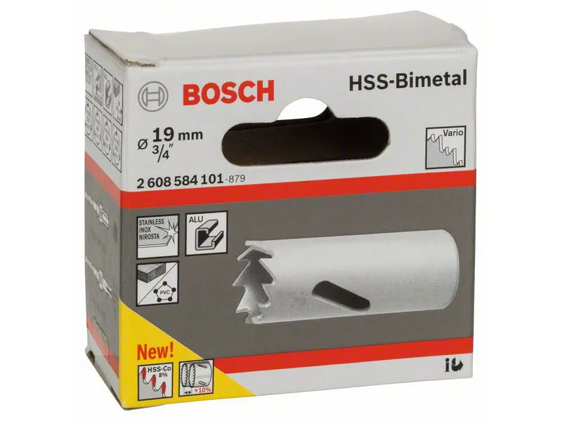 TESTERA ZA BUŠENJE OTVORA O19mm  HSS-Bi