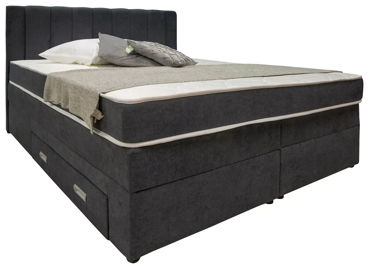BOXSPRING KREVET tamnosiva
