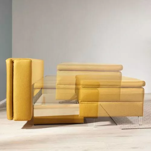 BOXSPRING SOFA žuta