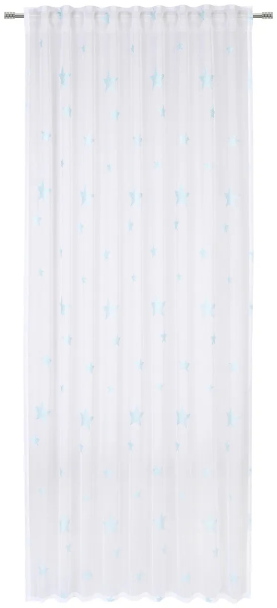 DEČJA ZAVESA plava 140/245 cm  