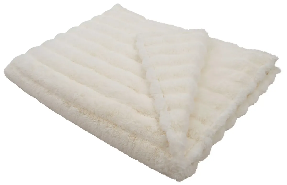 ĆEBE OD VEŠTAČKOG KRZNA 150/200 cm bela