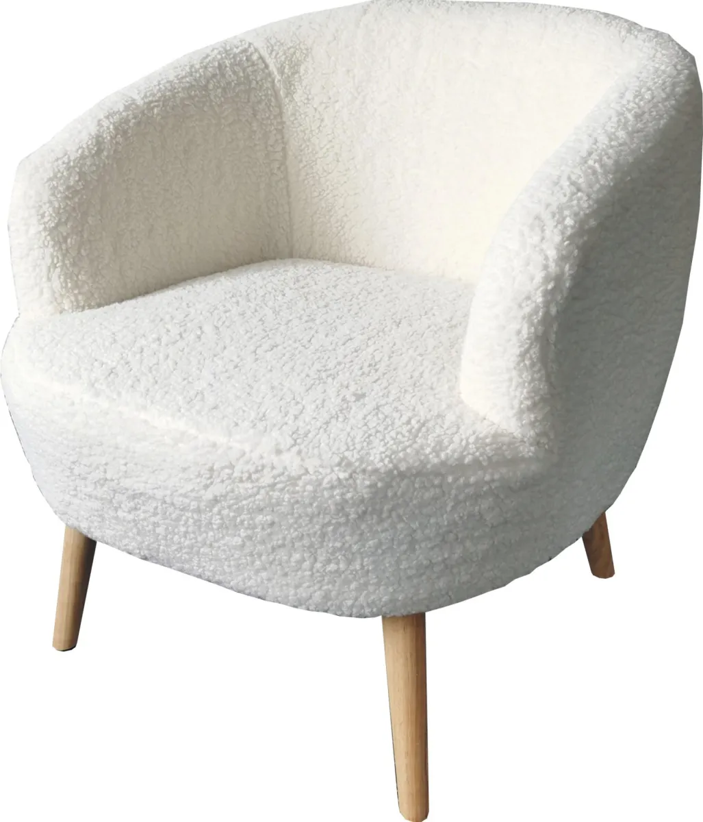 FOTELJA 74/71/72 cm , bež, bela 