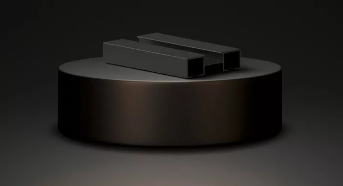 ŠINA ZA ZAVESU crna, metal