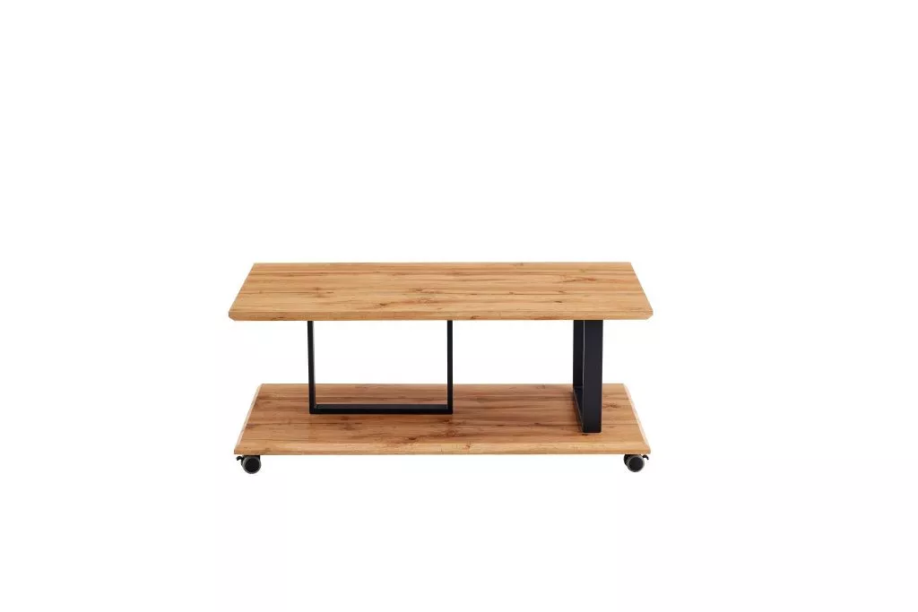 KLUB STOČIĆ 110/45/60 cm crna, boja hrasta