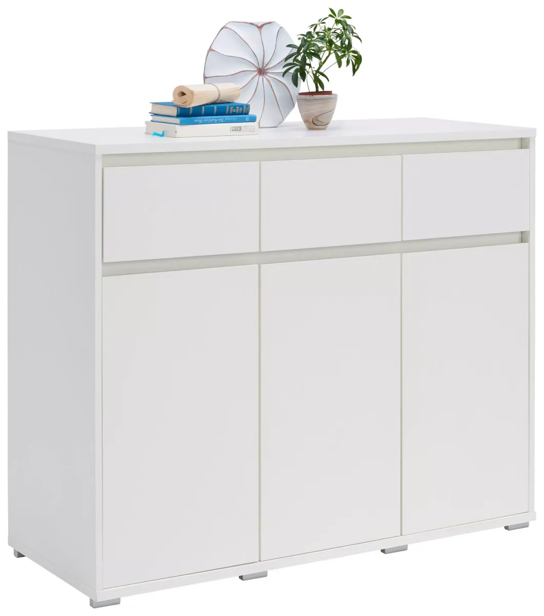 KOMODA 120/103/48 cm bela