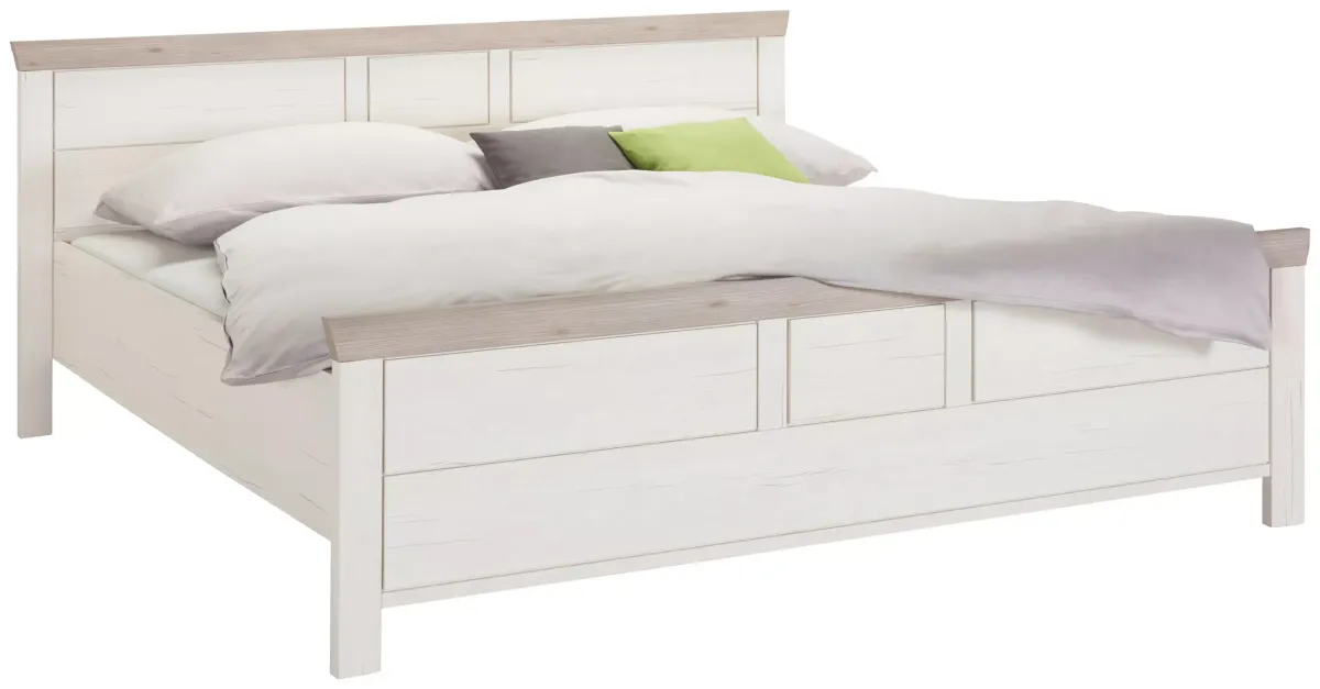 KREVET 180/200 cm siva, bela