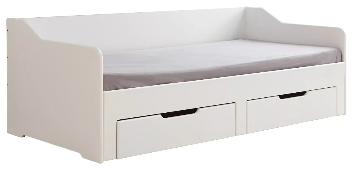 KREVET 90/180/200 cm bela