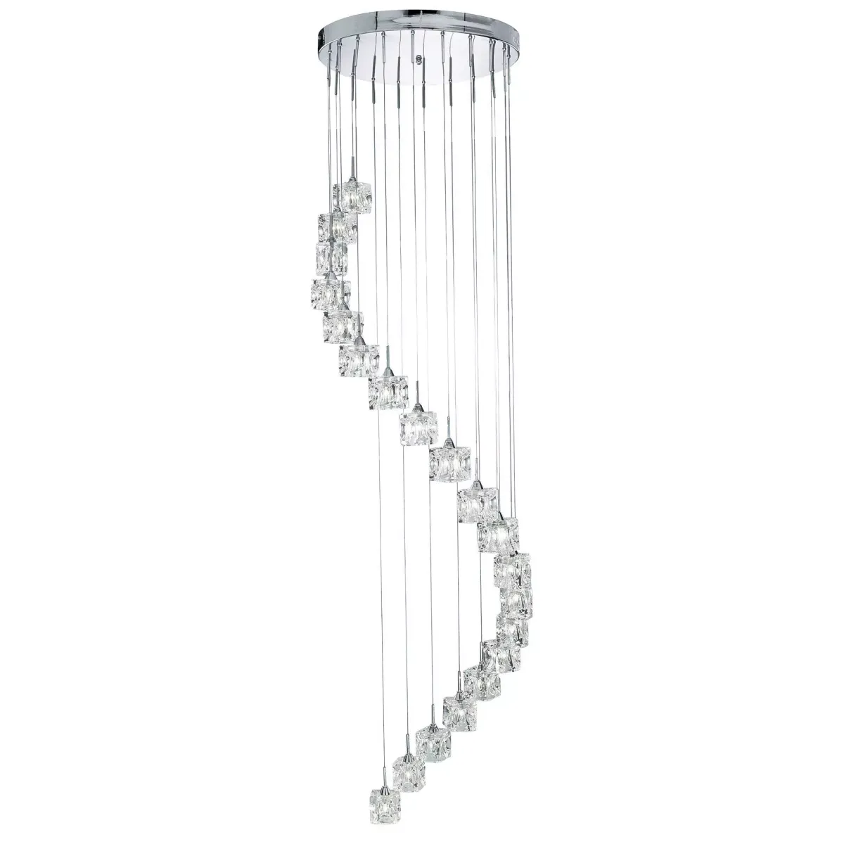 LED LUSTER 45/45/180 cm