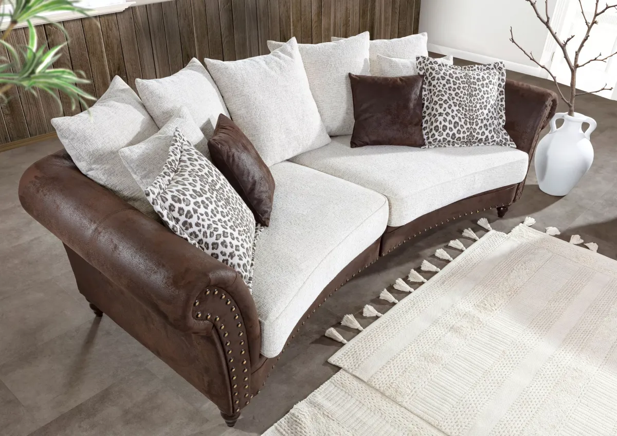 MEGA SOFA braon, bež