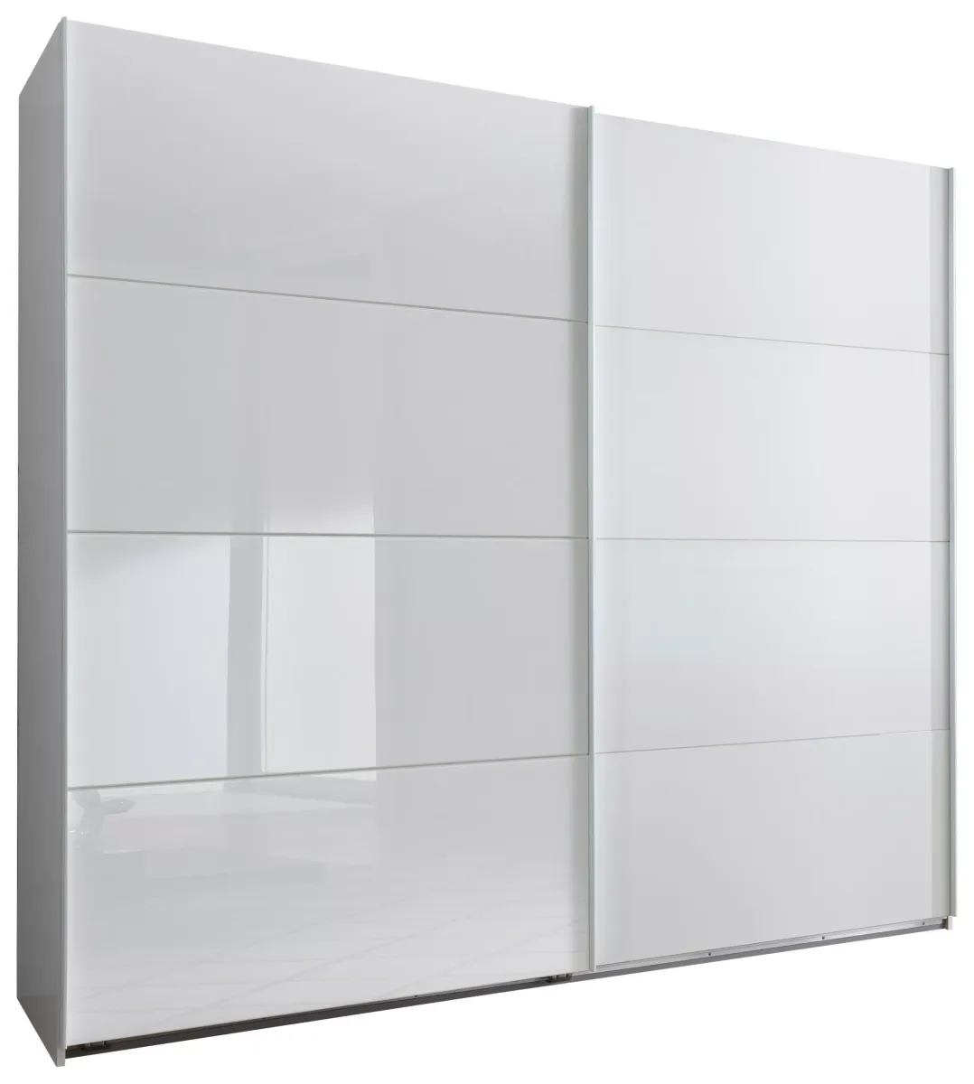ORMAR - VISEĆA KLIZNA VRATA bela 225/210/65 cm