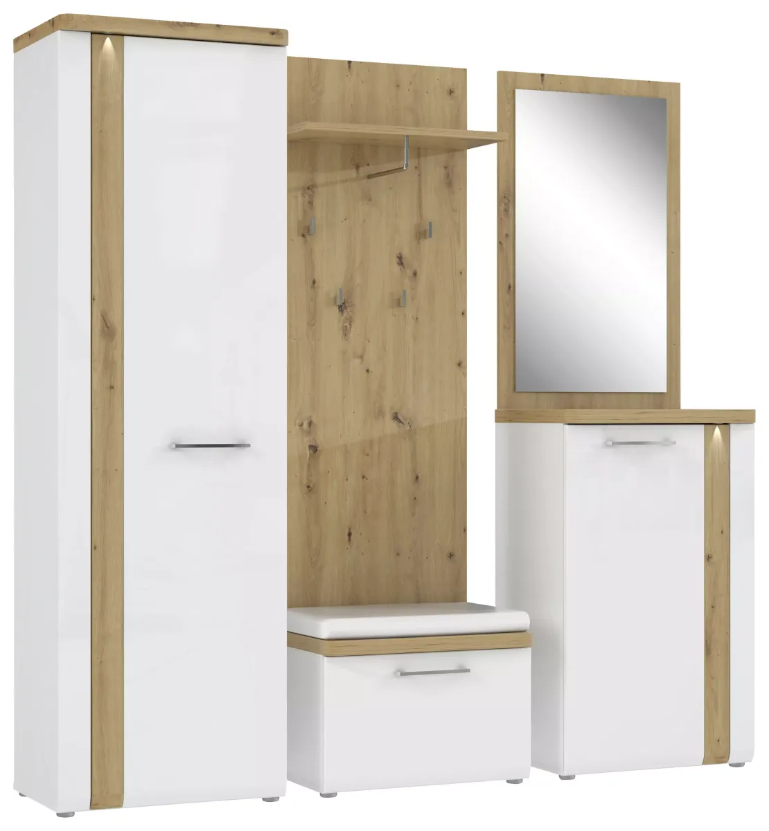 PANEL ZA ODLAGANJE KAPUTA hrast artisan pločasti materijal