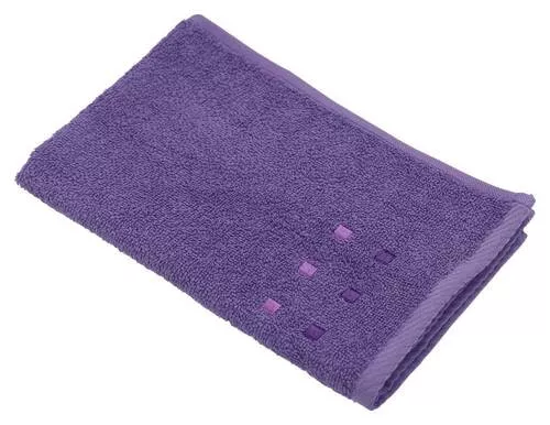 PEŠKIR ZA GOSTE QUATTRO lila 30/50 cm