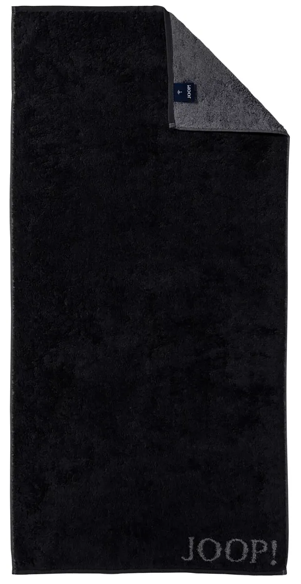 PEŠKIR ZA RUKE CLASSIC DOUBLEFACE siva, crna 30/50 cm
