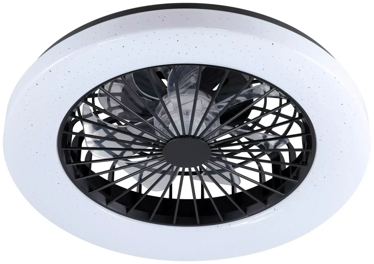 PLAFONSKI VENTILATOR crna, bela providno