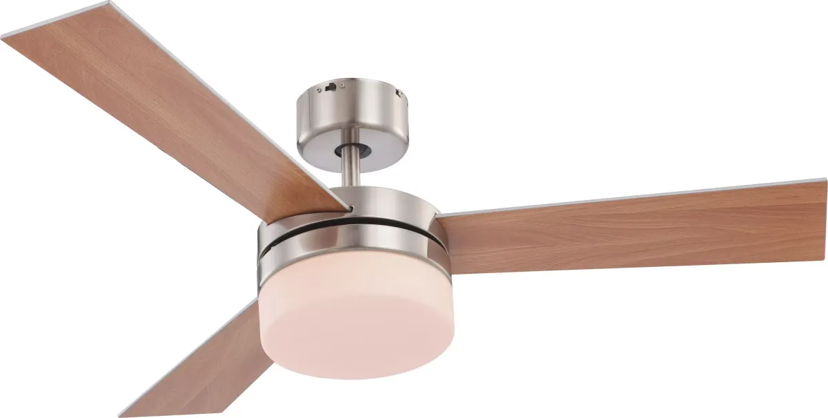 PLAFONSKI VENTILATOR srebrna, boja bukve