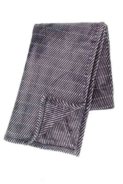 POKRIVAČ 180/130 cm tamnosiva