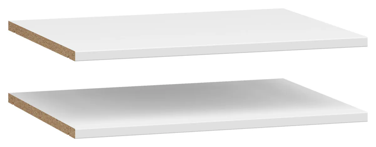 POLICA ZA ORMAR bela   47/1,5/36 cm   