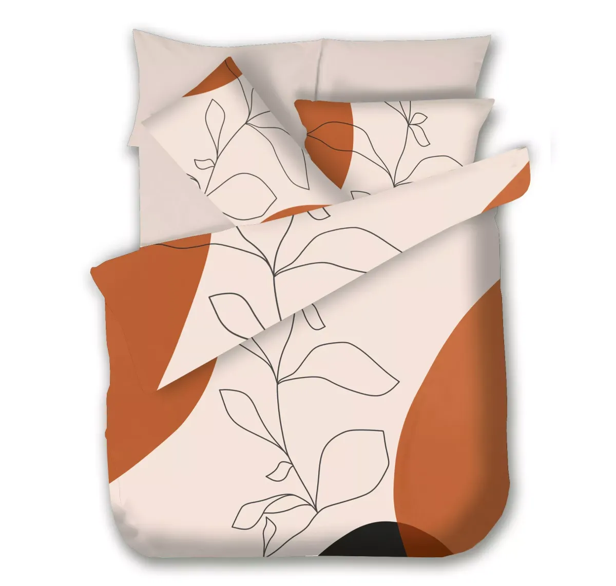 POSTELJINA ANGELIKA 140/200/4 cm saten braon, bež