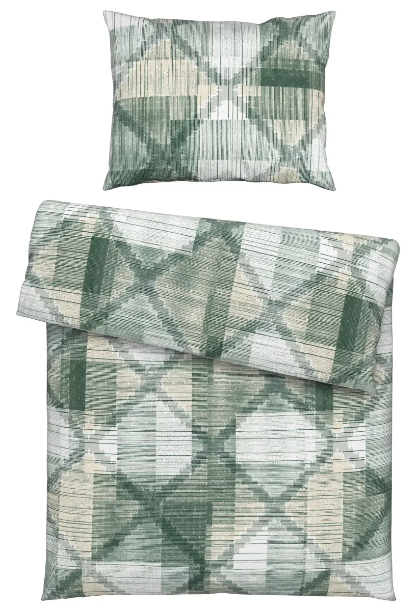 POSTELJINA JAN 140/200 cm flanel zelena