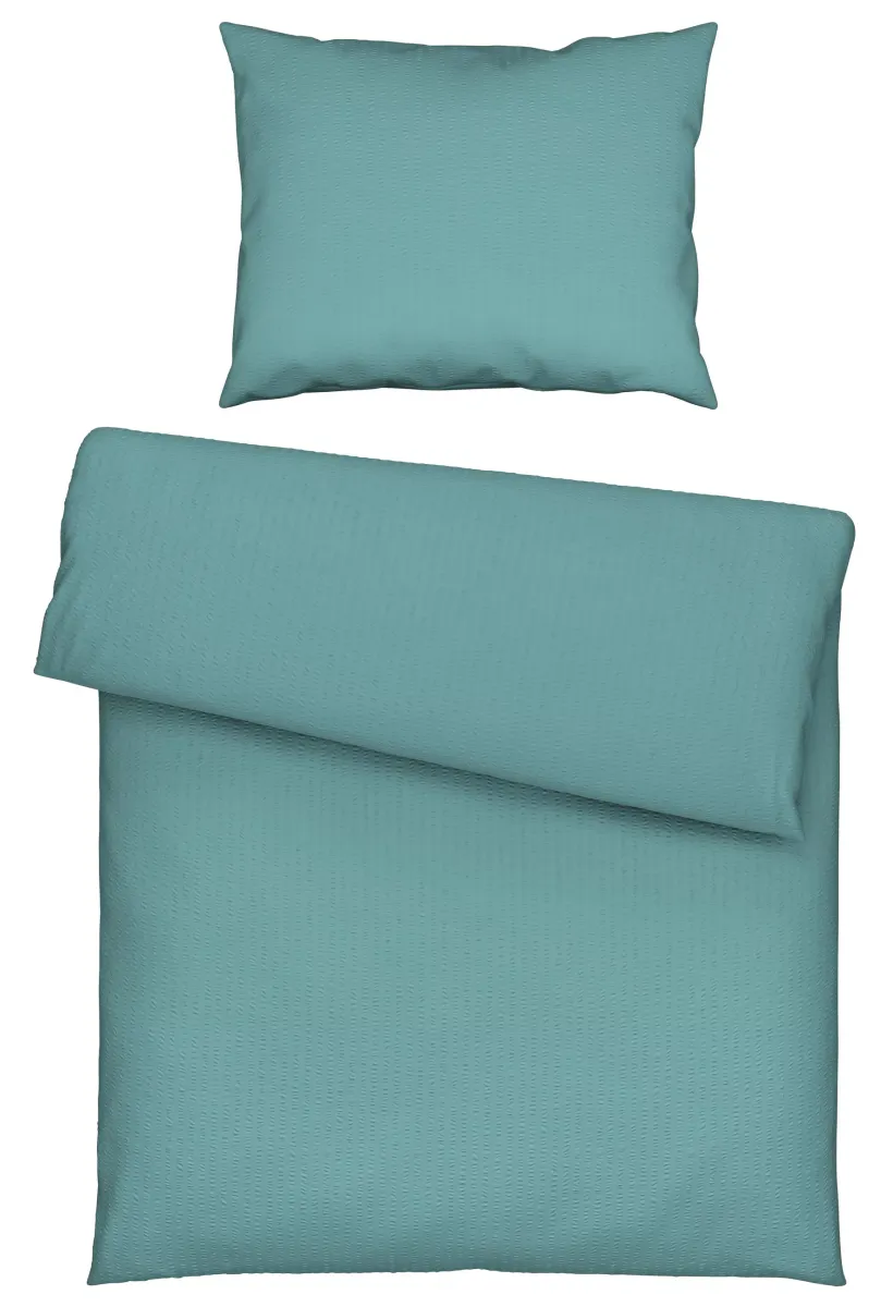 POSTELJINA LEON 140/200 cm krep plava
